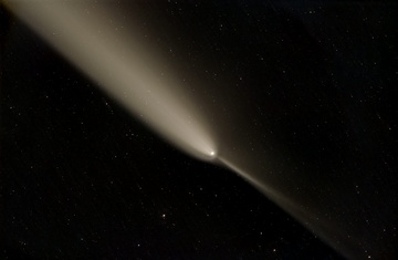 Anti-tail of Comet Tsuchinsahn-ATLAS on Oct 17, 2024 at E-EYE Observatory in Spain by R.Palcic