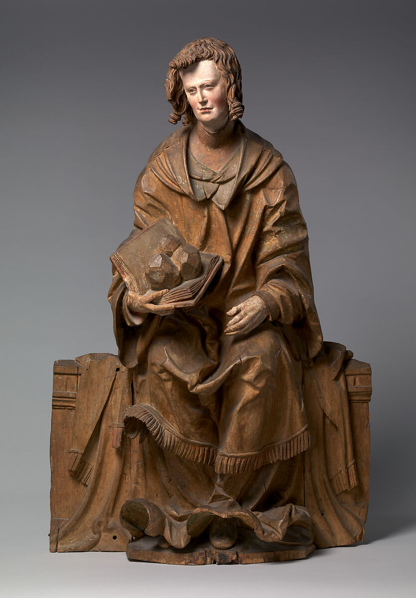 Saint Stephen, Sculpture by Hans Leinberger at the Metropolitan Museum of Art in New York, U.S.A.