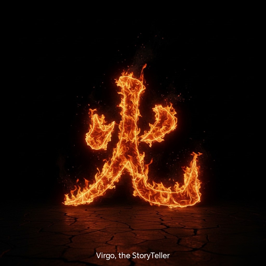 Chinese Character - Fire